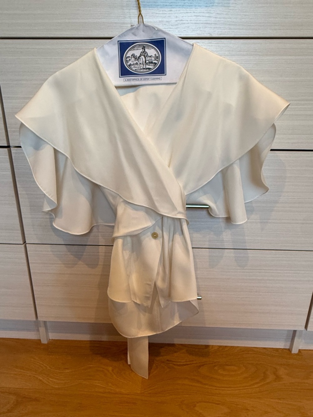 Loewe X Paula’s Ibiza Ruffle Cape Sleeve Top - Picture 3 of 6